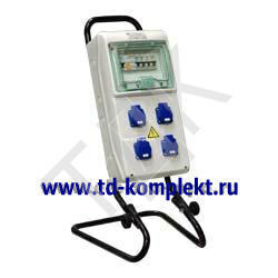 ЩРП IP44 с розетками 4шт.х220В-16А